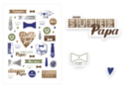Gommettes "Super Papa" - 30 pcs - Gommettes  Fête des parents - 10doigts.fr
