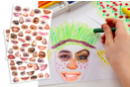 Gommettes "visages réalistes" - 88 pcs - Gommettes Yeux et Visages - 10doigts.fr