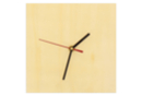 Horloge carrée en bois - Horloges en bois - 10doigts.fr