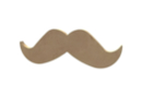 Moustache en bois à décorer - Silhouettes en bois - 10doigts.fr