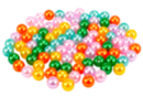 Perles nacrées brillantes - environ 90 perles - Perles Nacrées - 10doigts.fr