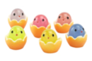 Mini poussins en résine - 6 pièces - Accessoires décoratifs de Pâques - 10doigts.fr