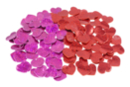 Stickers coeurs holographiques - 130 pcs - Gommettes coeurs - 10doigts.fr