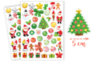 Gommettes de Noël - 84 pcs - Gommettes Noël - 10doigts.fr