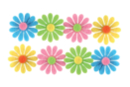Fleurs en feutrine adhésive - 8 pcs - Stickers en Feutrine - 10doigts.fr