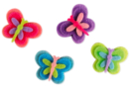 Papillons en feutrine adhésive - 8 pcs - Stickers en Feutrine - 10doigts.fr