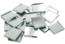 Miroirs carrés 1 x 1 cm (Épaisseur : 3 mm) - Lot de 380 - Miroirs à coller - 10doigts.fr