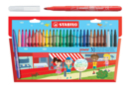 30 feutres de coloriage Stabilo Power  - Feutres pointes moyennes - 10doigts.fr