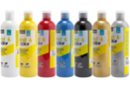 Acrylcolor brillante 500 ml - 7 couleurs assorties - Peinture acrylique satinée, brillante 57038 - 10doigts.fr