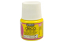 Acrylique déco mate, 45 ml - Jaune citron - Peinture acrylique mate 59152 - 10doigts.fr