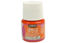 Acrylique déco mate, 45 ml - Orange vermillon - Peinture acrylique mate - 10doigts.fr