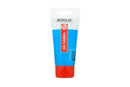 Acrylique Talens 75 ml - bleu 564 - Peinture acrylique satinée, brillante - 10doigts.fr
