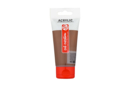 Acrylique Talens 75 ml - marron foncé 403 - Peinture acrylique satinée, brillante - 10doigts.fr