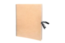 Album kraft rectangulaire 21 x 29,7 cm x 80 pages blanches - Albums et carnets 59760 - 10doigts.fr