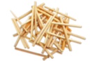 Allumettes naturelles - 3 lots de 500 (1500 allumettes) - Accessoires en bois 14947 - 10doigts.fr