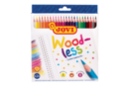 Crayons de couleur sans bois - Boite de 24 crayons - Crayons de couleurs - 10doigts.fr