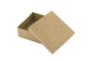 Boîte carrée 9 x 9 cm - H : 3,5 cm - L'unité - Boîtes en carton 11838 - 10doigts.fr