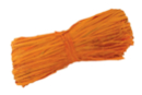 Botte de 50 gr de raphia orange - Paille et Raphia - 10doigts.fr