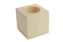 Bougeoir cubique en bois - Bougeoirs en bois - 10doigts.fr