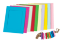 Cadres couleur en carte forte - 10 pcs - Cadres en carton 59381 - 10doigts.fr