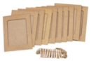 Cadres kraft en carte forte - 10 pcs - Cadres en carton - 10doigts.fr