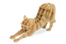 Chat assis en carton - 17.5 x 9 x 5 cm - Maquettes en carton 55706 - 10doigts.fr