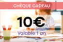 Chèque cadeau 10€ - Idées Cadeaux DIY Noël KD010 - 10doigts.fr