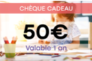Chèque cadeau 50€ - Idées Cadeaux DIY Noël KD050 - 10doigts.fr