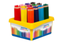 Coffret de 108 gros crayons de couleur GIOTTO Méga - Crayons de couleurs 11739 - 10doigts.fr