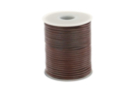 Cordon en cuir marron Ø 2 mm x 22,5 m - Cordon cuir 55579 - 10doigts.fr