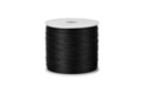 Cordon polyester queue de rat noir Ø 1 mm, 100 m - Cordons queue de rat - 10doigts.fr