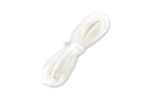 Cordons en satin 6 m - Blanc - Cordon queue de rat - 10doigts.fr