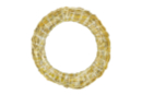 Couronne de paille 20 cm - Couronnes de Noël - 10doigts.fr