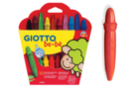 Crayons cire incassables Giotto + 1 taille crayons OFFERT - 10 crayons - Crayons cire - 10doigts.fr