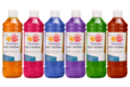 Encre à dessiner: 6 flacons de 500 ml - couleurs complémentaires - Encres liquides 35089 - 10doigts.fr