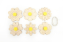 Fleurs diffuseur en bois - 6 pièces - Kits fête des parents 56506 - 10doigts.fr