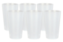 Gobelets en plastique translucide et incassable - 6 pièces - Plastique Opaque - 10doigts.fr