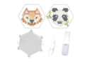 Kit Aqua perles - Motifs renard & panda - Aqua perles 36205 - 10doigts.fr
