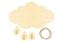 Kit porte-photo nuage  - Activités créatives en bois - 10doigts.fr