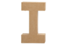 Lettre en carton papier mâché : I - Lettres en carton 27708 - 10doigts.fr