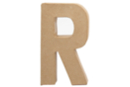 Lettre en carton papier mâché : R - Lettres en carton 27717 - 10doigts.fr