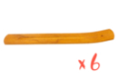 Porte-encens en bois - 6 pièces - Objets bois pour la maison 34166 - 10doigts.fr
