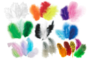 Méga Pack de plumes - 9 sachets de 50 plumes (soit 450 plumes) - Plumes décoratives 36245 - 10doigts.fr