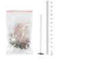 Mèches à bougies avec base, Longueur 10 cm, embase métal - 50 pièces - Mèches et Accessoires Bougies - 10doigts.fr