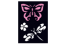 Pochoirs adhésifs repositionnables "Papillon" - Pochoirs adhésifs - 10doigts.fr