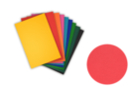 Papier coloré 220 gr ,10 couleurs assorties - 35 x 50 cm - 60 feuilles - Ramettes de papiers - 10doigts.fr