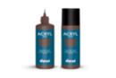 Peinture acrylique mate 80 ml - Marron - Peinture acrylique mate - 10doigts.fr
