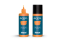 Peinture acrylique mate 80 ml - Orange - Peinture acrylique mate - 10doigts.fr