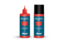 Peinture acrylique mate 80 ml - Rouge - Peinture acrylique mate - 10doigts.fr