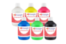 Peinture acrylique 500 ml - 6 couleurs basiques - Peinture acrylique 10doigts - 10doigts.fr